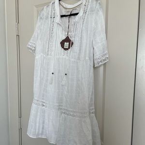 Knox Rose Mini White Dress (NWT)